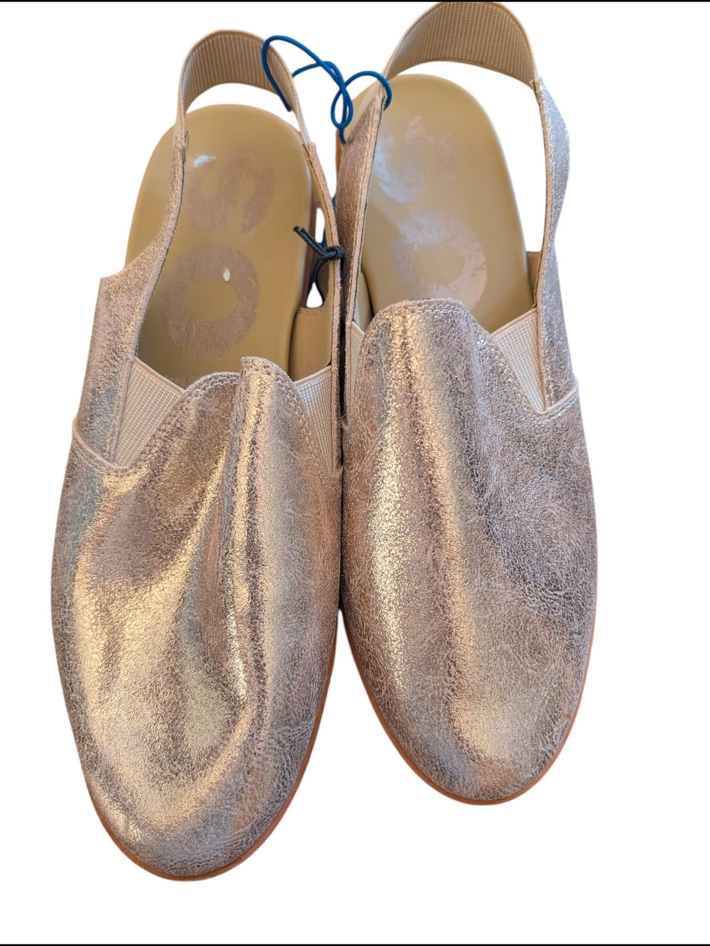 Sorel Women's Metallic Rose Gold Slingback Mules